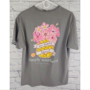 Simply Southern "Live Simply Sweet" Tee, Lg